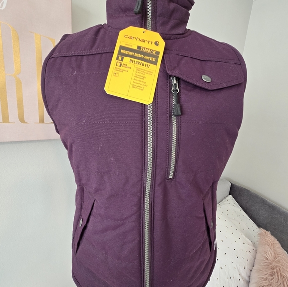 Carhartt Jackets & Blazers - Women's Purple Carhartt Vest, NWT, Size XS